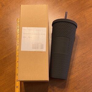 NEW Starbucks WDW 50th Celebration Matte Black Tumbler